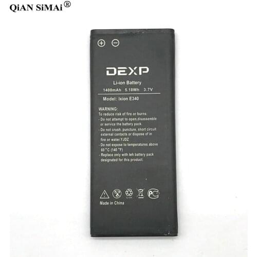 New High Quality E340 1400mAh battery For DEXP Ixion E340 phone