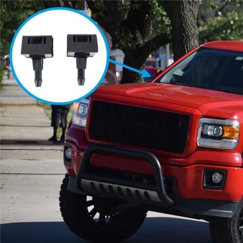 Front Windshield Washer Nozzles - Replacement for Nissan Dualis / Dualis, Ram - Replaces OEM #: 28932-JD000, Spray Jet Kit