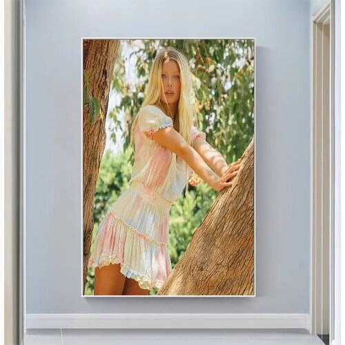 Baskin Champion Sexy Model Pretty Girl Swimsuit Pose Wall Silk Cloth HD Poster Art Home Decoration Gift