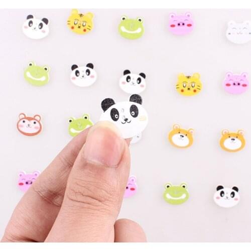 Mixed Animal Buttons Christmas DIY Decor Bear Cat Rabbit Frog Child Clothes Sewing Buttons Crafts Scrapbooking Decorativos E