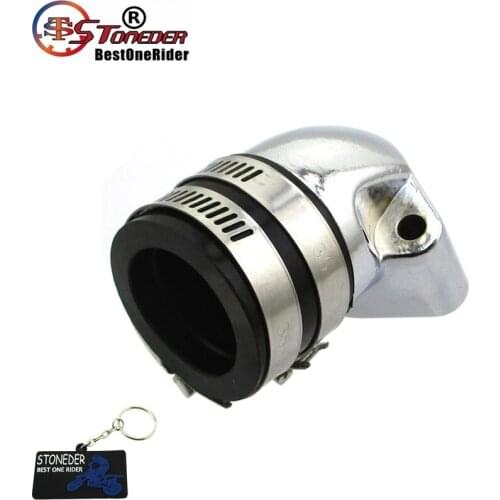 STONEDER 27mm Performance Racing Intake Manifold For GY6 125cc 150cc Chinese Moped Scooter Go Kart Buggy