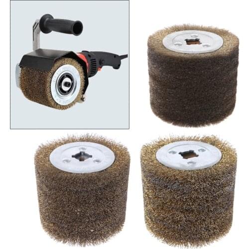 High quality Deburring Abrasive Stainless Steel Wire Round Brush Polishing Grind Buffer Wheel