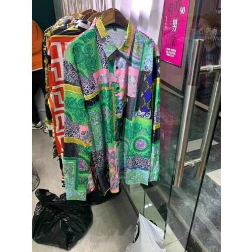 ZK01191 Fashion Mens Shirts 2020 Runway Luxury famous Brand European Design party style Mens Clothing