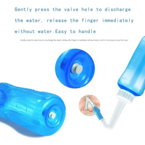 1Set Neti Pot 500ML Adults Children Nasal Irrigator Wash Cleaner Nose Child Adult Avoid Allergic Rhinitis Neti Pot
