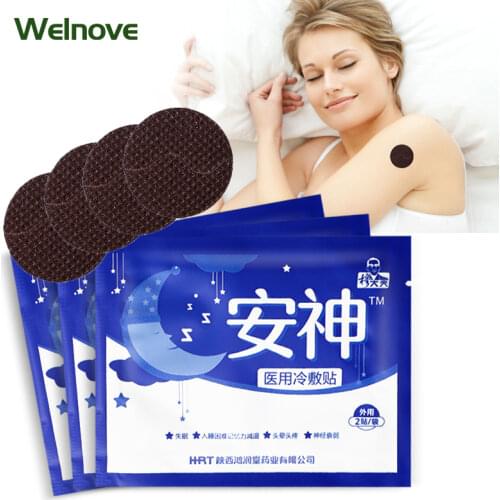2/6/10pcs Medical Sleeping Patches Improve Insomnia Relieving Stress Anxiety Massage Soothe Mood Brain Relax Sticker Body Care