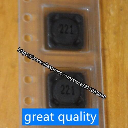 20PCS/LOT New shielding inductor power chip inductor CD74 220UH (221 printing) volume 7*7*4MM