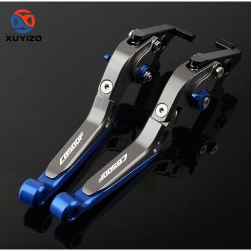 2020 For HONDA CB500F CB 500 F 2013-2021 NEW logo ''CB500F" Motorcycle CNC Adjustable 3D Rhombus Motorcycle Brake Clutch Levers