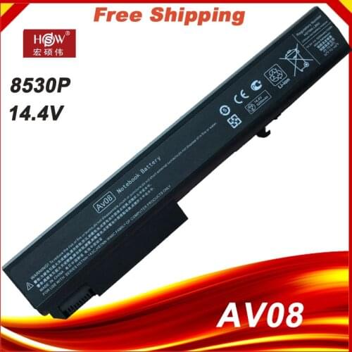 14.4V 8 Cells For HP EliteBook 8530p 8730w 8740w 8530w 8540p 8730p ProBook 6545b HSTNN-OB60 Laptop Battery HSTNN-LB60 8540w
