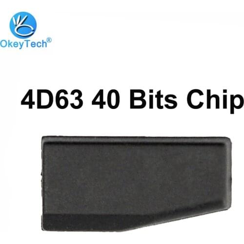 OkeyTech Transponder Chip 4D63 40 Bits Chip ID83 4D 63 Ceremic Auto Car Key Blank Carbon Chips for Ford Focus Fiesta For Mazda