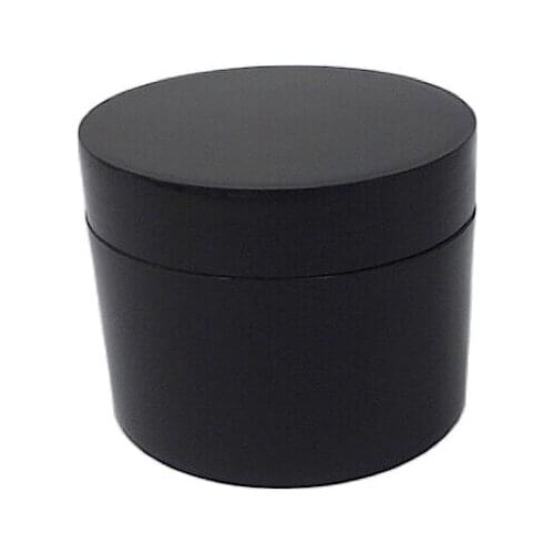 100g double layer black plastic jar pot tin bottle for mask cream day night gel essence moisturizer hair wax skin care cosmetic