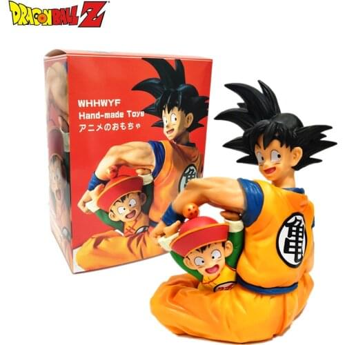Dragon Ball Z Ichiban Kuji Goku Gohan Father Son PVC Action Figures DBZ 150mm Anime Dragon Ball Super Figurine Toys