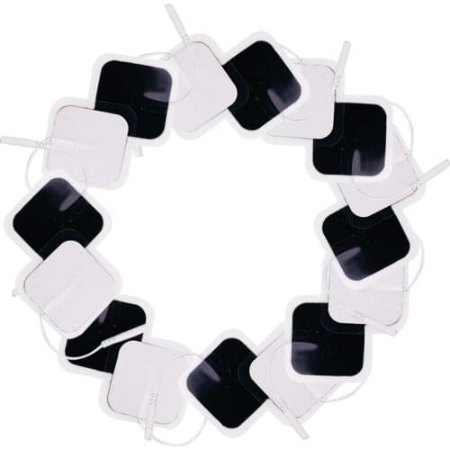 5*5cm Self Adhesive Electrode Pads For Tens Acupuncture Digital Therapy Machine 50pcs Slimming Electric Body Massager Pads