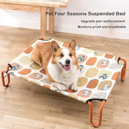 Summer Dog Bed Dog Camping Bed Four Seasons Pet Bed Dog Accessories Medium And Large Dog Golden Retriever Kennel Dog Bed Off The