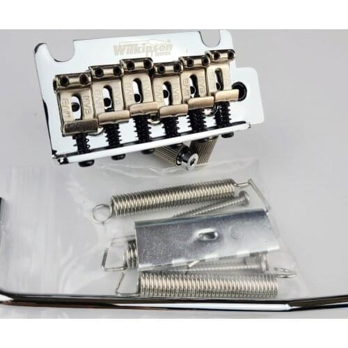 Wilkinson Licensed 2 Point Vintage Type Electric Guitar Tremolo Bridge Chrome Silver for Strat And Suhr Guitar WOV05
