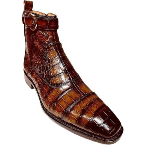 Mens Shoes New for 2021 High Quality Men Ankle Boot Male Vinage Classic Dress Chelsea Winter Zipper Boot Size Shoes 38-48 HA257