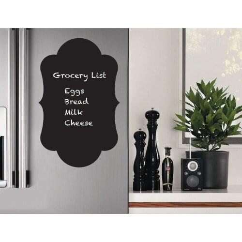 Fridge Sticker Vinyl Decals Chalkboard Sticker, Chalk board Wall Stickers Kitchen Home Decoration Size 30x50CM Cuisine D729