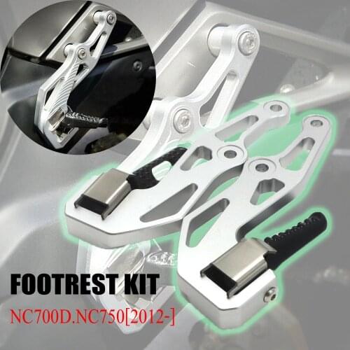 NEW Motorcycle Accessories CNC Footrest Kit For HONDA NC750D NC 750D NC750 D Foot Pegs 2012