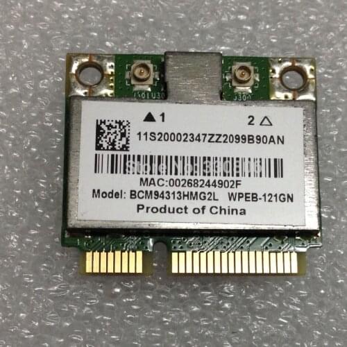 BCM94313HMG2L BCM94313 BCM4313 Half WLAN Card For Lenovo B560 V560 G555 G560 Z560 Z565 Series, 20002347