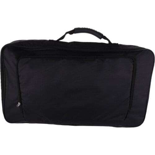 Tooyful Portable Big Storage Case Electric Guitar Effect Pedal Board Bag for Guitar Parts