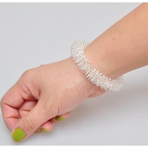 10pcs Health Care Massage Relaxation Massager Wrist Ring Acupuncture Massage Hand Ring