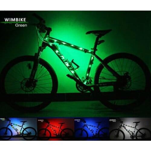 Professional 5 Colors 3.3M/20LED Bicycle Frame Lights Mountain Road Riding Cycling Motorcycle Decorative Lights