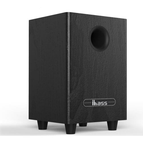 6.5 Inch Subwoofer 100W Big Power Pure Bass Stereo Wood Passive Speaker for Home Amplifier Sound Bar Home Audio and Video