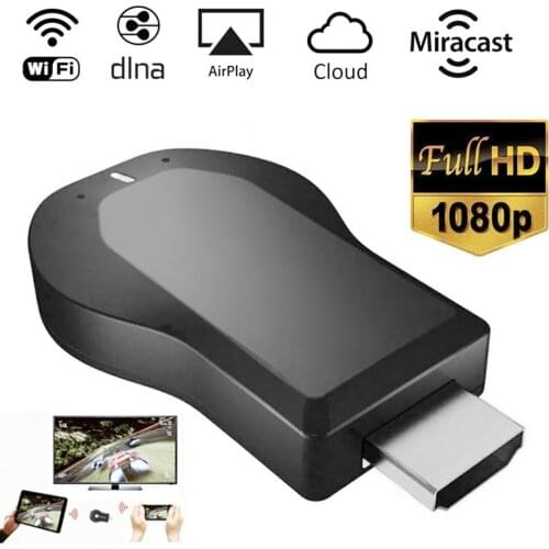 Anycast M4 PLUS 1080P Wireless HD Portable Media Player Streamer Wifi Display Dongle for Projector Smartphone Tablets
