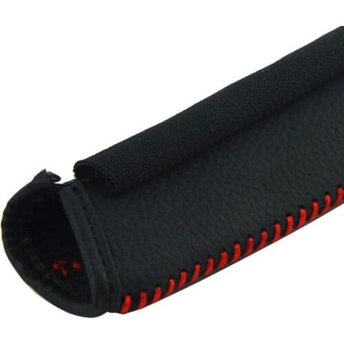 Handbrake Cover Universal Anti-scratch Faux Leather Clear Line Handbrake Handle Cover for Nissan