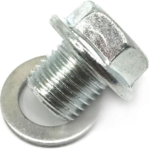 Engine Oil Pan Drain Plug With Washer For Honda Accord CR-V CR-Z Acura Auto Part Replacement 90009-R70-A00 90009R70A00