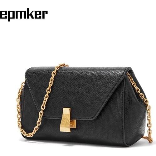 EPMKER Chains Satchels Luxury Designer Handbags Fashionable Purses and Handbag Crossbody Bags Women Shoulder Bags Cute Side Bag