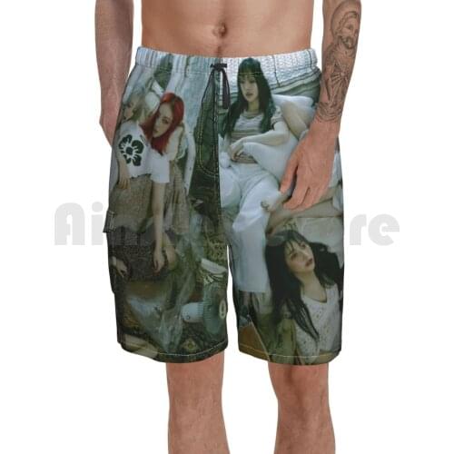 Gfriend-Song Of The Sirens Beach Shorts Men Beach Pants Swimwear Sowon Yerin Eunha Yuju Sinb Umji Gfriend Kpop