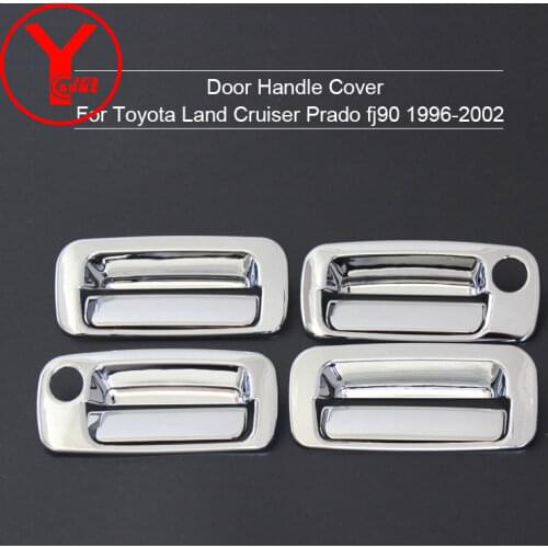 Chrome door handle insert For Toyota Land cruiser Prado fj90 SUV ABS Car Styling accessories side door handle bowl YCSUNZ