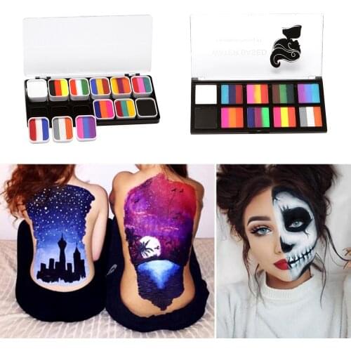Body Face Paint Makeup Painting Pigment Multicolor Series Body Art Paints for Halloween Face Paint