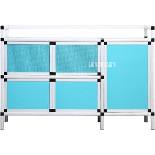 Kitchen Furniture Side Table Storage base Cabinet Multifunctional Simple Assembly Buffet Cupboard Aluminum Alloy Sideboard