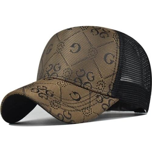 Summer2021 Quick Drying Baseball Caps Men Women Plaid Letter Casual Mesh Sun Protection Breathable Adjustable Gorras Snapback