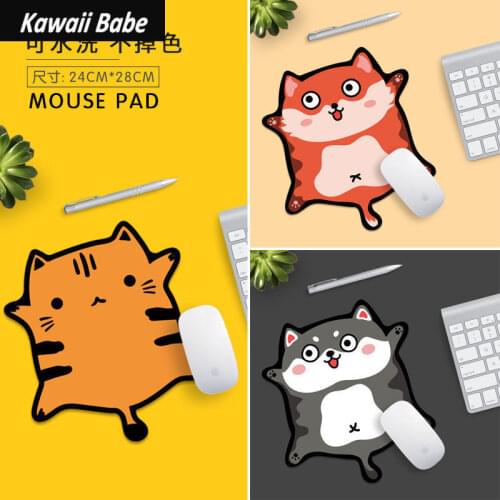 Kawaii Cat Desk Pad Mats Cute Mouse Pad Deskpad Gaming Writing Desk Mat for Office Home Keyboard Computer Protector Gamer