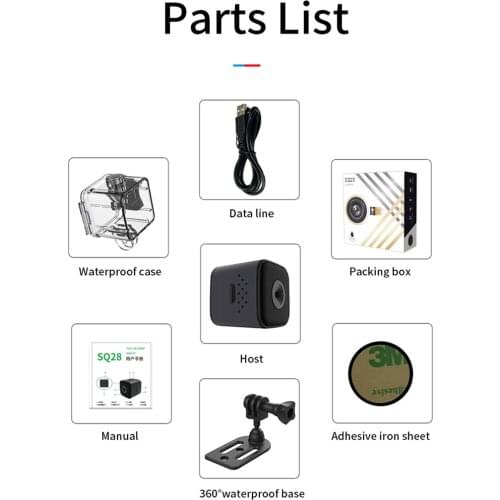 New Underwater Camera Mini HD 1080P DV Camera Waterproof Sport Smart Camcorder Night Version For Drones Outdoor Sport Diving