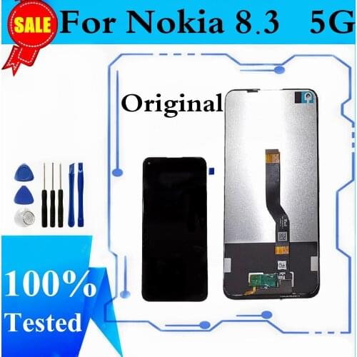 Original LCD For Nokia 8.3 5G LCD Display Touch Screen Panel Digitizer Assembly 6.81'' For Nokia 8.3 Screen LCD Replacement