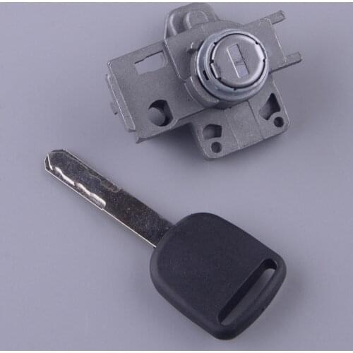 Front Left Door Lock with 1 Key Cylinder Core Fit for Honda Accord 2008 2009 2010 2011 2012 72185-TA0-A01 Car Accessories