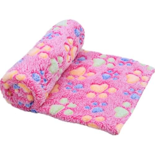 Pet Blankets Practical Kennel Mats Dog Blankets Autumn And Winter Warmth Blankets Thick Coral Fleece