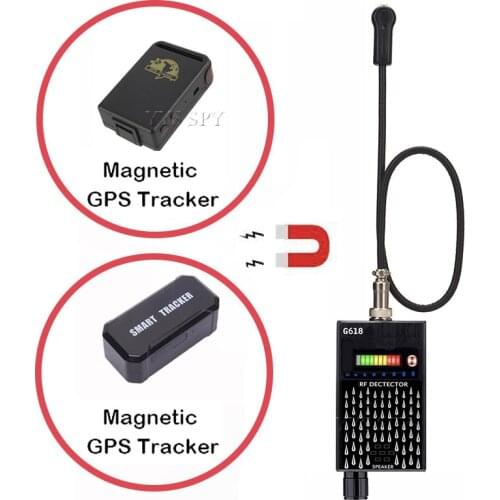 Professional Anti Spy Magnetic GPS Tracker Detector G618D/G618 Finder for GSM Signal Magnet Hidden Audio GPS Eavesdropping Bug