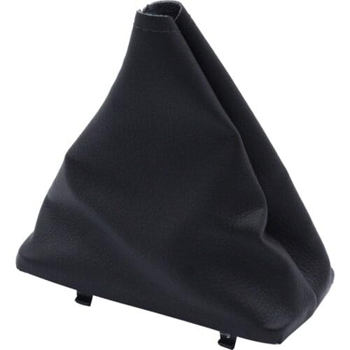 Leather T Bar Handle Cover Dustproof Dust Cover Accessories Parts for Ford Falcon FG FGX 2008-2018 FPV G6 G6E Black 8R2Z7210AA