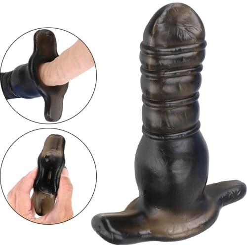 Anal Dilator Prostate Massager Hollow Anal Plug G-spot Stimulator Soft Butt Plug Sex Toys for Women Men Gay Sex Products