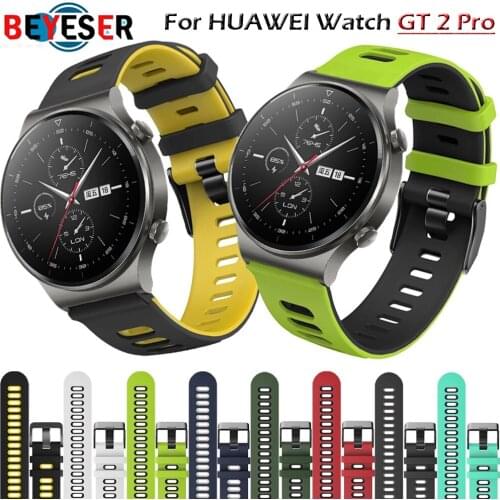 Sport Silicone Strap for Huawei Watch GT 2 Pro Band Replaceable Wrist Strap Fashion Bracelet Watchbands for Huawei Watch GT2 Pro