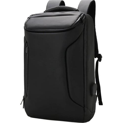 2020 Multifunction Laptop Backpack Men 15.6 inch Office Work Men USB Backpack Business Bag Waterproof Unisex Black Backpack Male