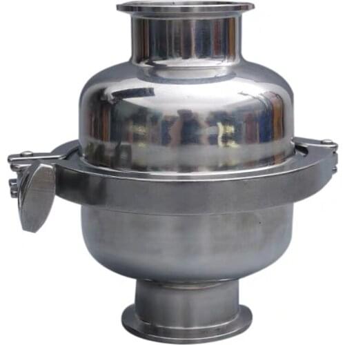 Sanitary Inline Strainer Filter Tri Clamp SS304 Stainless Steel Body 76/89/102mm Outlet Port Filter Ferrule OD 50.5mm/64mm