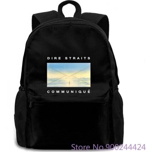 Dire StraitCommunique Blue Poster All s women men backpack laptop travel school adult student