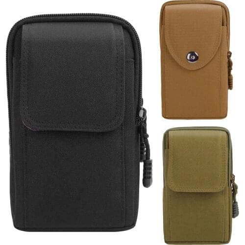 Tactical Molle Pouch Waist Bag Waterproof Nylon Multifunction Casual Men EDC Tool Bag Small Bag Mobile Phone Case Hunting Bag