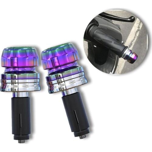 Universal Motorcycle Handle Plug Modified Handlebar Accessory Handle Block Bike Stainless Steel Motor Handlebar Balance Block