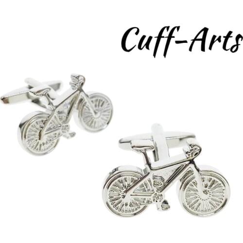 Cufflinks for Men Modern Style Bike Cycle Cufflinks Gifts for Men Gemelos Gemelli Spinki by Cuffarts C10459